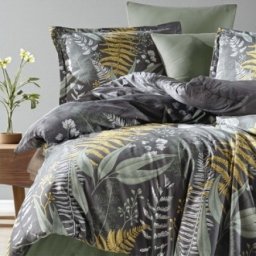 Clasy Deluxe – Saten posteljina za bračni krevet 200x220 Botanica ( VLK000641-botanica )
