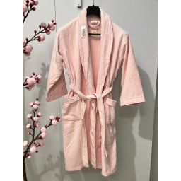 Bade Mantil Frotir - L veličina Model G Roze boja ( VLK000312- Model Grozebojal )