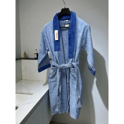 Bade Mantil Frotir - S veličina Model G Plava boja ( VLK000312- Model Gplavabojas )