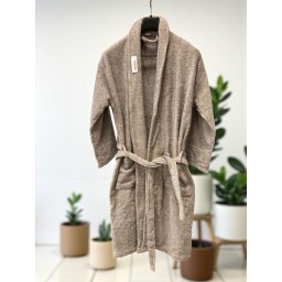 Bade Mantil Frotir - M veličina Model D Kapućino boja ( VLK000311- ModelDkapucinoboja )
