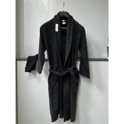 Bade Mantil Frotir - M veličina Model D Crna boja ( VLK000311- ModelDcrnaboja )