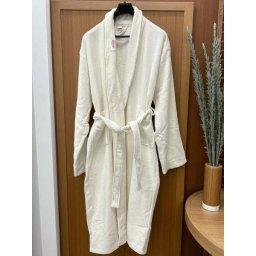 Bade mantil Frotir XXXL - veličina D4 Model Prugasti Bela boja ( VLK000313-fotir d4 prugasti )