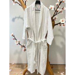 Bade mantil Frotir XXL - veličina D3 Model Bela boja ( VLK000313-fotir d3 belaboja )