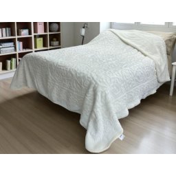 Ćebe Merinos 220x240cm A14 Etno Prljavo bela boja ( VLK000396-A14etno )