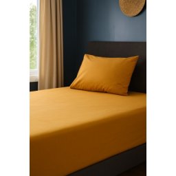 Čaršav Šifon 200x220cm bez lastiša Oker ( VLK000525-oker )