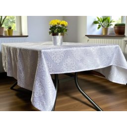 Stolnjak Kitchen Nova 150x160cm Bela boja C9 ( VLK000340-c9 )