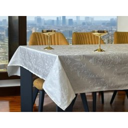 Stolnjak Kitchen Nova 150x220cm Bela boja C6 ( VLK000341-c6 )