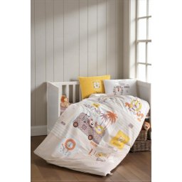 Bebi posteljina od 100% pamuka - Lion - savršena udobnost za miran san ( VLK000639-lion )