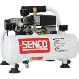 Senco AC4504 bezuljni, bešumni kompresor za vazduh, 4l, 8 bar, 0.24kW ( SENCO AFN0024 )