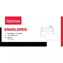 Koverta Optima 11*23 Bez Prozora 80gr