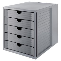 Han police za dokumentaciju sa fiokama system box 5 fioke siva ( 05PD1450C )