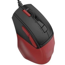 A4Tech A4-FM45S AIR Fstyler opticki mis 125-1000Hz/1000-2400Dpi, 108mm, Silent, 7-but, USB, Red/blk