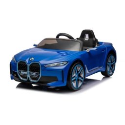 Automobil na akumulator za decu - BMW I4 Plavi Premium Oprema ( 12576 )