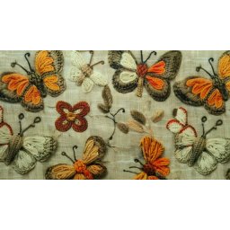 Mebl štof sa motivima šarenih leptirića