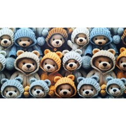 Mebl štof sa printom meda col.01