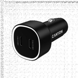 Canyon ondrive 60 pd 60w 2xusb-c black car charger ( CNE-CCABR3CC )