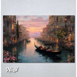 Slike na platnu Nocni san Venecije Nina686_P