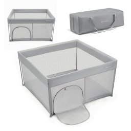 KINDERKRAFT OGRADICA ZA BEBE ZIKI GREY