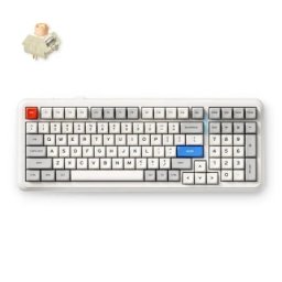 McHose K99 V2 Mehanička retro white Bežična gaming tastatura