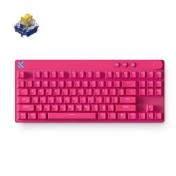McHose Mix 87 Hall Effect Magnetic Switch rose red Gaming tastatura