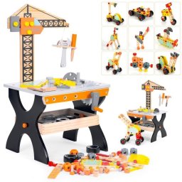 Drvena radionica za decu, sto sa alatom – ECOTOYS