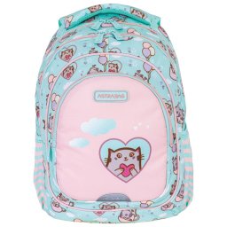 Ranac đački anatomski 3zipa Kitty's World Astrabag svetlo roze