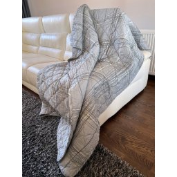 Prekrivač 190x190cm mikrofiber grey ( VLK000438-grey )