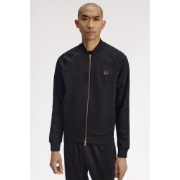 FRED PERRY J1333 102 TARTAN JAKNA BLACK