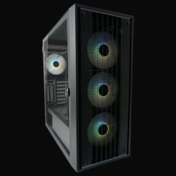 LC power gaming 810b-on dark_crawler_x 4x120mm argb fan Tower ( 24799 )