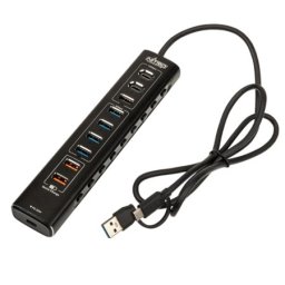 Nitro concepts uh1 hibrid usb hub 10 portova ( 094-0013 )