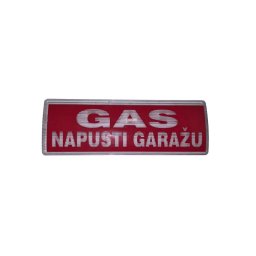 COFEM Svetleci panel Gas - jednostrani + nalepnica GAS NAPUSTI GARAŽU