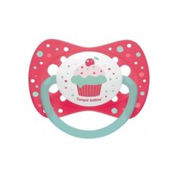 Canpol varalica silicon symmertrical 6-18m 23/283 Cupcake - pink ( 23/283_pin )