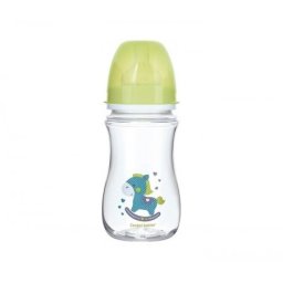 Canpol baby flašica 240ml široki vrat, antikolik - easy start- toys green horse ( 35/221_gre )