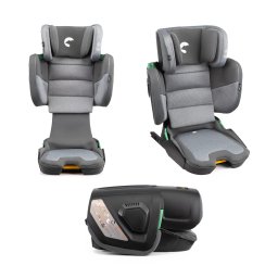 Kidnort Mane auto sedište i-size 100-150cm grey