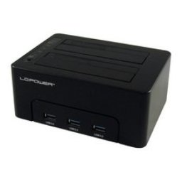 Lc power lc-dock-u3-hub usb3.0 2x hdd/ssd + 3x usb3.0 hub black hdd docking ( 17215 )