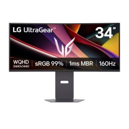 Lg 34g600a 34"/ va,zakrivljen/ 3440x1440/ 160hz/ 1ms mbr/ hdmix2,dp,usb/ g-sync/ vesa/ zvucnici/ crna monitor ( 34g600a-b.Aeu )