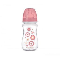 Canpol baby flašica široki vrat antikolik 35/217 Easy start - newborn baby 240ml pink ( 35/217_pin )
