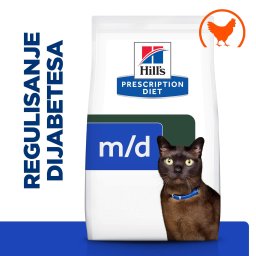 Hill’s Prescription Diet Cat M/D Piletina 1,5kg