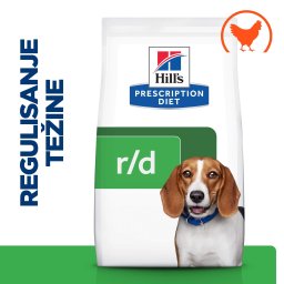 Hill’s Prescription Diet r/d Weight Loss Hrana za Pse sa Piletinom 1,5 kg