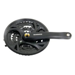 Shimano fc-m371-l 48x36x26t 9 brz 170mm square crni sa zaštitom od lanca pogon ( EFCM371C866CL )