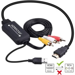 HDMI na AV konvertor kabl KT-HAV1-1.8M ( 11-420 )