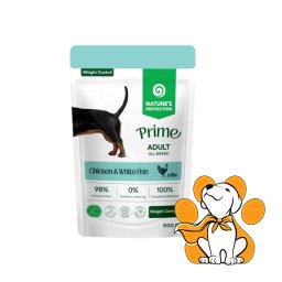 Nature's Protection Weight Control Chicken&White Fish 85g, Vlažna Hrana Za Pse
