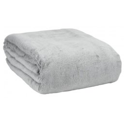Ćebe flanel 200x220 siva