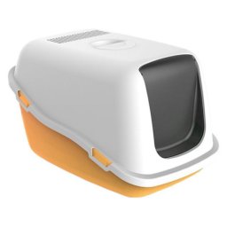 Pet toalet za macke ella orange-bela 57x39x38h ( 50129 )