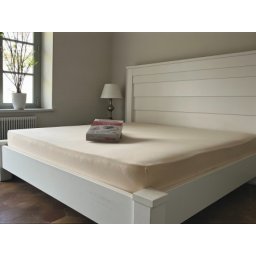 Čaršav Pamuk - Lastiš 160x200/25cm Beige color ( VLK000322-beigen )