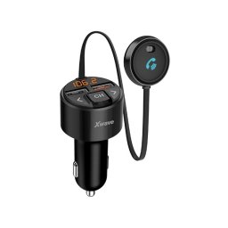 Xwave BT 72 FM transmiter za kola,Bluetooth,LCD,mp3,wma,flac,2xUSB,QC3.0 brzo punjenje