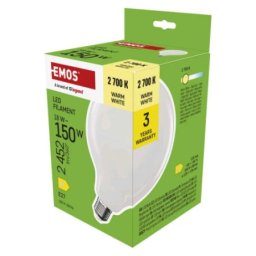 Emos Led sijalica filament globe g125 18w(150w) 2452lm e27 ww emos zf2d82 ( 3522 )