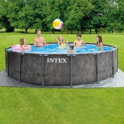Intex Bazen Greywood Prism Frame Premium bazen 457x122cm ( 26742 )