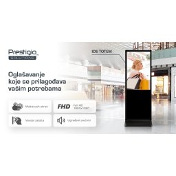Prestigio Solutions s Digital Signage Totem 43” (PDSIM43CWT6P) multimedijalni totem