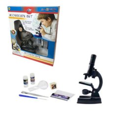 Mikroskop set 36pcs 100/450/900x crni 21362 ( 95/21362 )